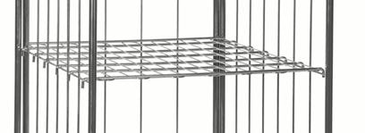 Kongamek elektrogalvaniseret hylde KM2000X800