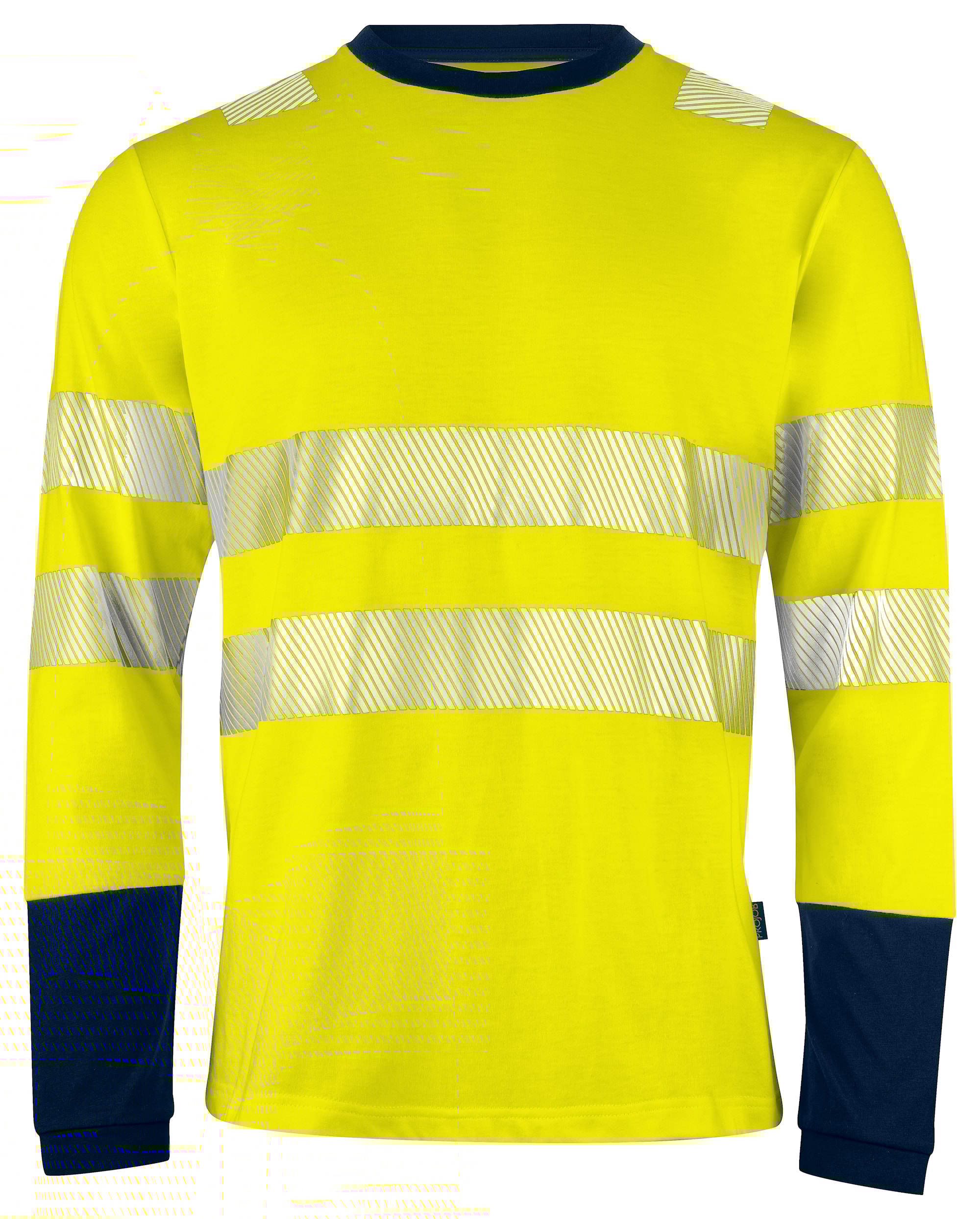 ProJob 6014 Langarmshirt En Iso 20471 Klasse 3/2 - Yellow/Black - L