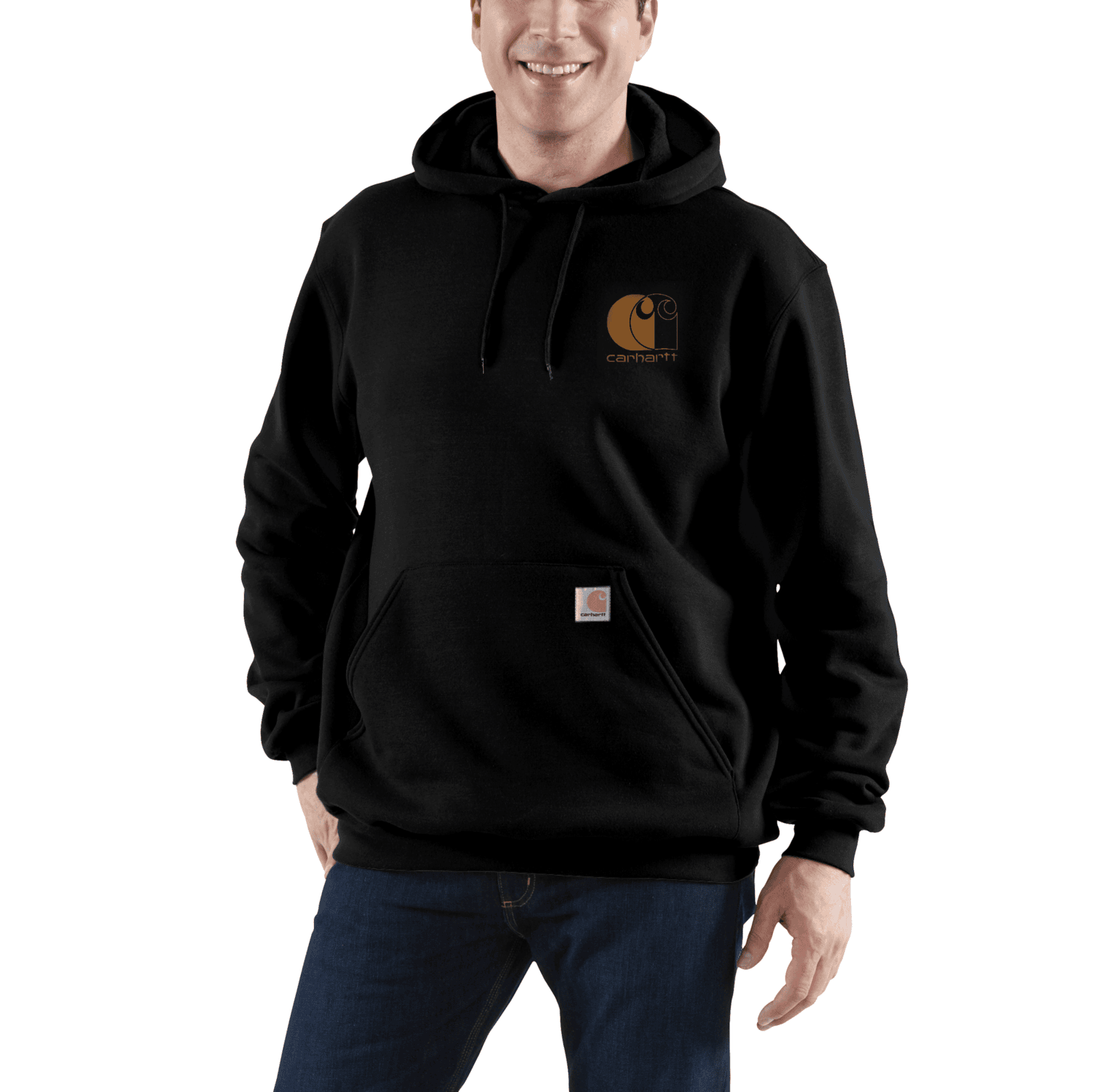 Carhartt Carhartt Force™ Logo Tröja Herr Black 2XL
