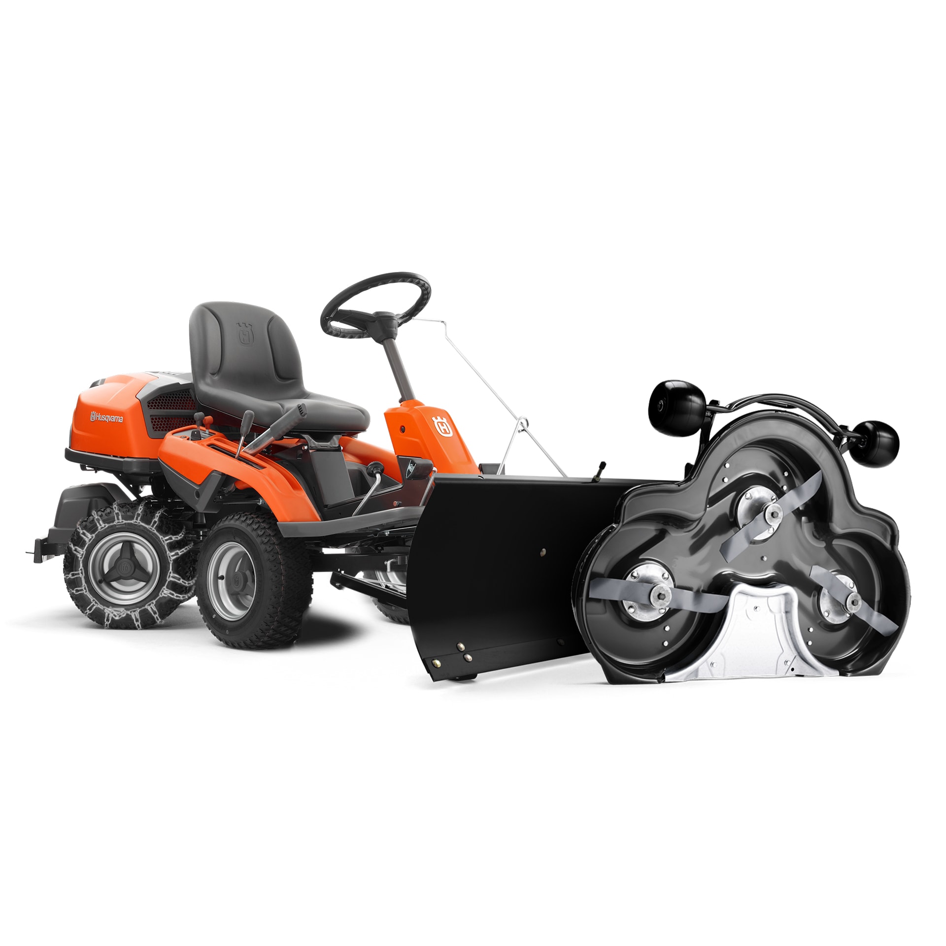 Husqvarna R 214T -aurapaketti