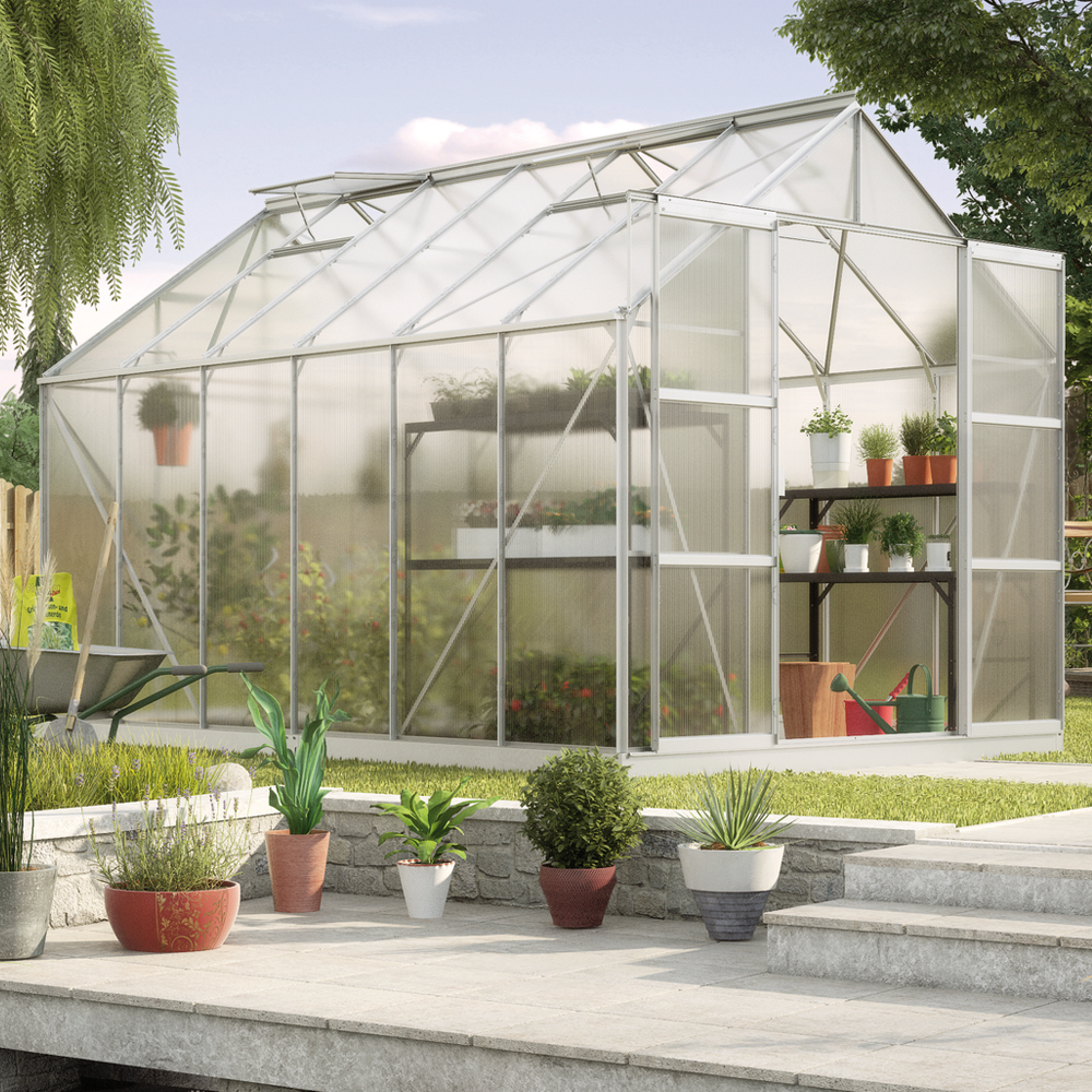 Vitavia Uranus 9900 Växthus - 9,9 m2 Svart 6mm Poly