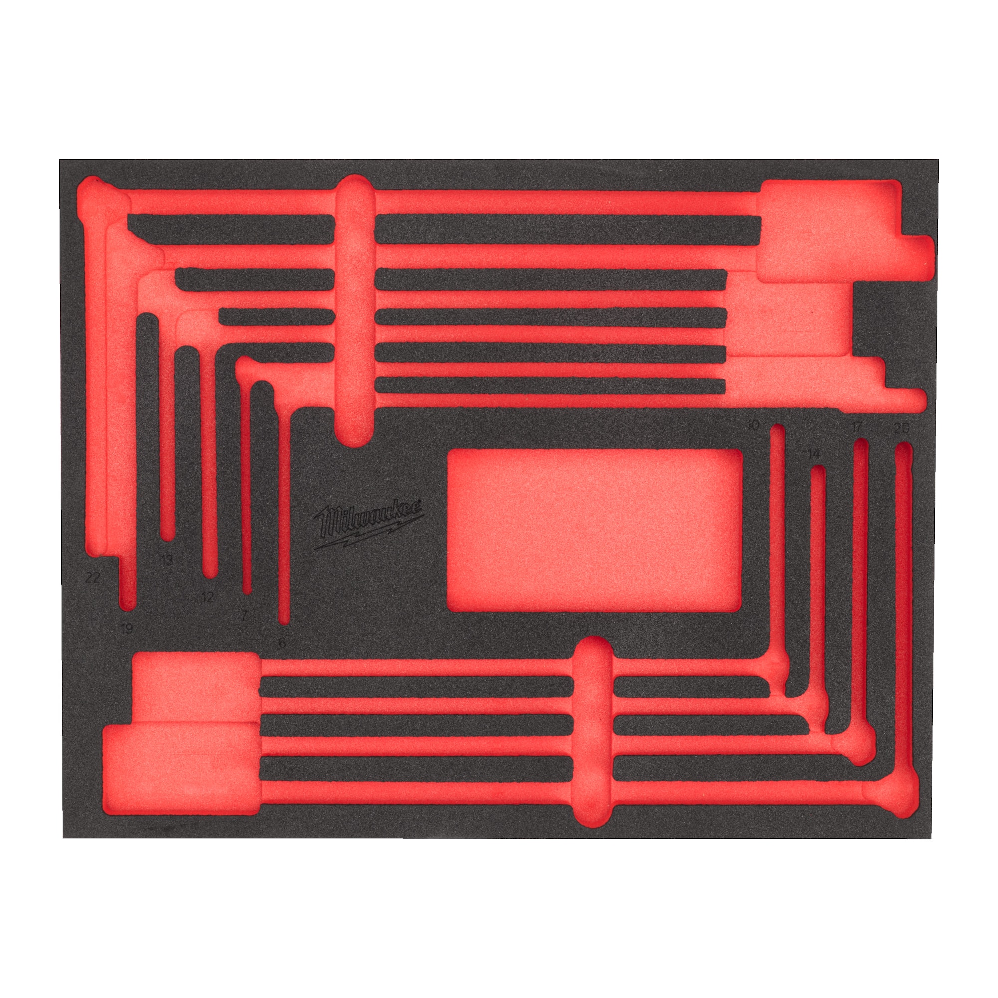 Milwaukee Skuminlägg Tomt 8Del Hylsnyc.