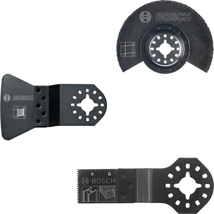 Bosch Grunnleggende flissett, 3 deler AIZ 20 AB (1x); ATZ 52 SC (1x); ACZ 85 MT4 (1x)
