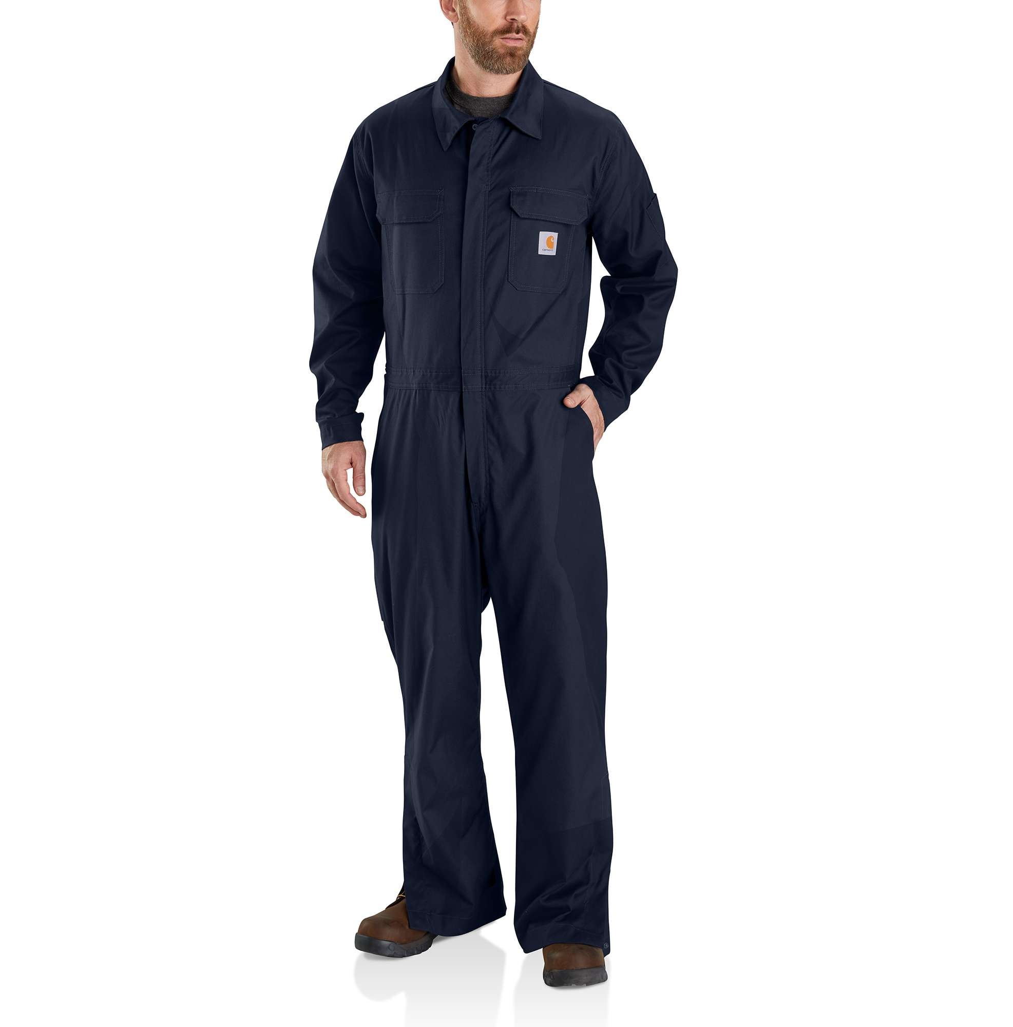 Carhartt Rugged Flex Canvas Overall Herr Navy XXL
