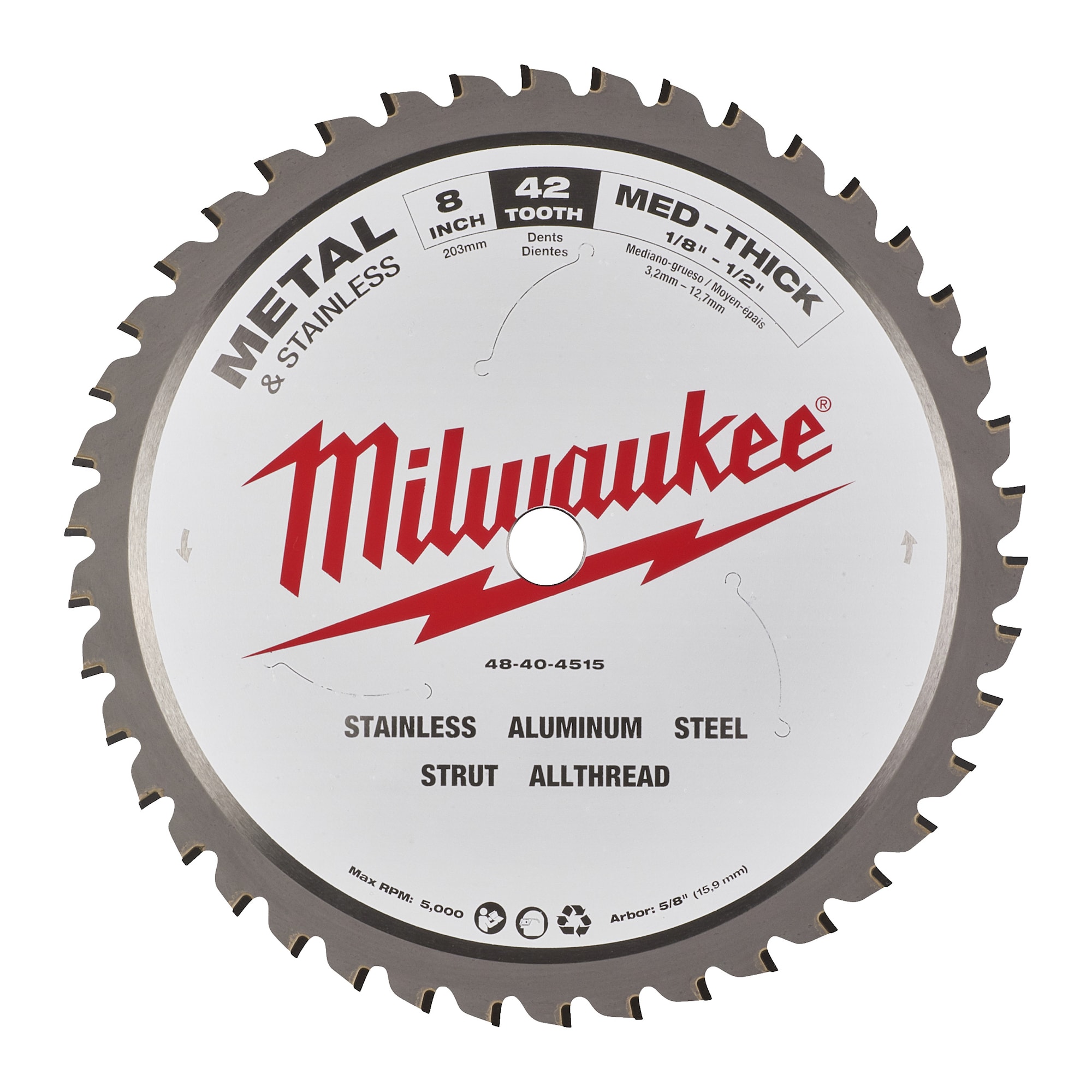 Milwaukee Cirkelsågklinga M203/15,87/42T