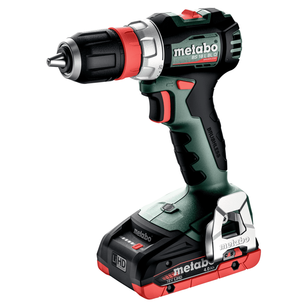 Metabo Skruvdragare BS 18 L BL Q med 2x4Ah batterier & laddare