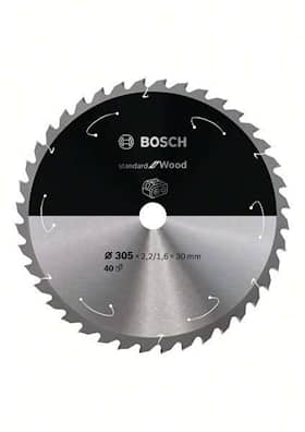 Bosch Standard for Wood-rundsavklinge til batteridrevne save 305x2,2/1,6x30 T40