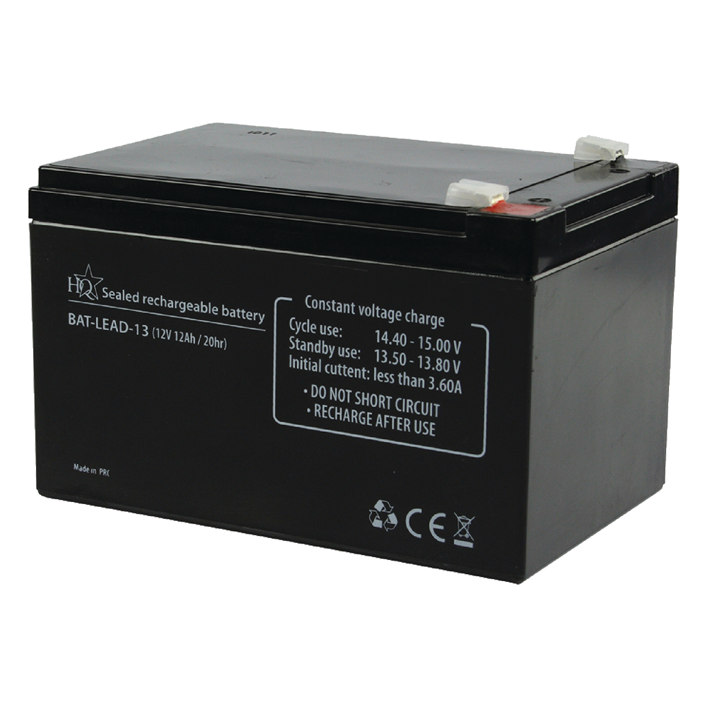 12 V Blycellsbatteri 12 Ah Uppladdningsbart