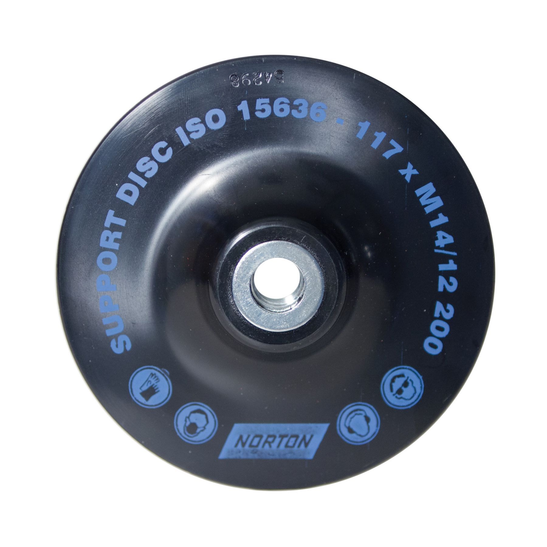 Norton Stødrondel Nylon 5/8'' Medium, Fiberrondel 125 mm