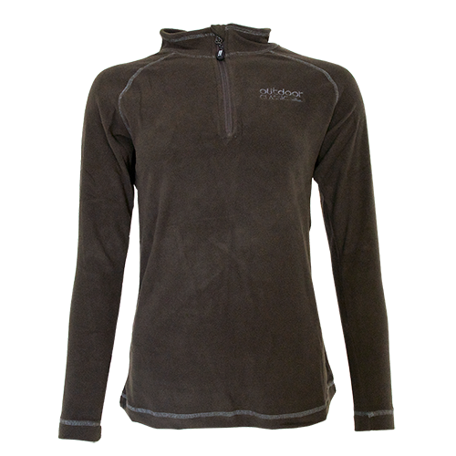 Outdoor Classic Pennebo Naisten fleecepusero ruskeanvihreä