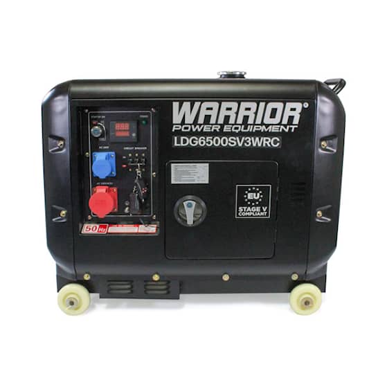 Warrior 6.25 kVa 5500w 3-fas Dieselelverk