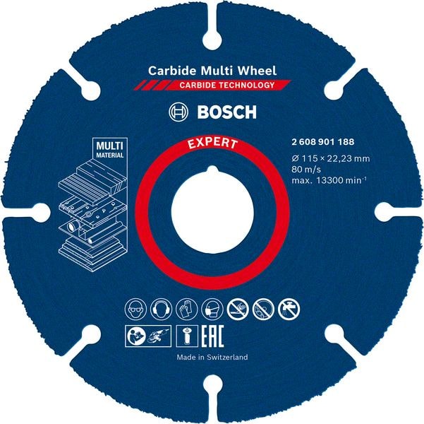 Bosch Kapskiva Expert Carbide Multi Wheel 125 mm 22,23 mm
