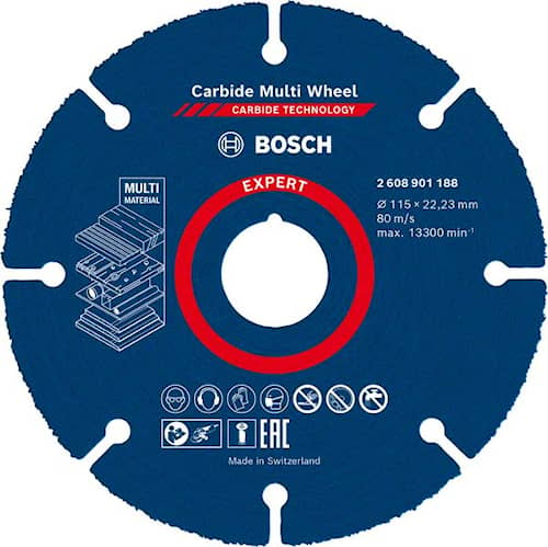 Bosch Kapskiva Expert Carbide Multi Wheel 115 mm 22,23 mm