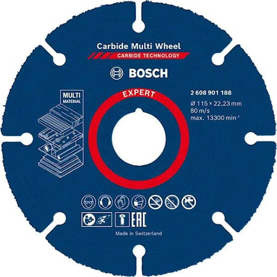 Bosch Kapskiva Expert Carbide Multi Wheel 115 mm