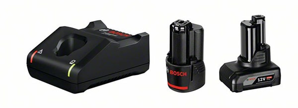 Bosch Batteriepaket 12V 1x2,0Ah 1x4,0Ah GAL 12V-40