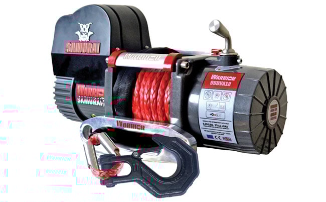 Warrior Winches Trækspil Samurai 9500lb Premium - SD 12V Armortek Syntetisk