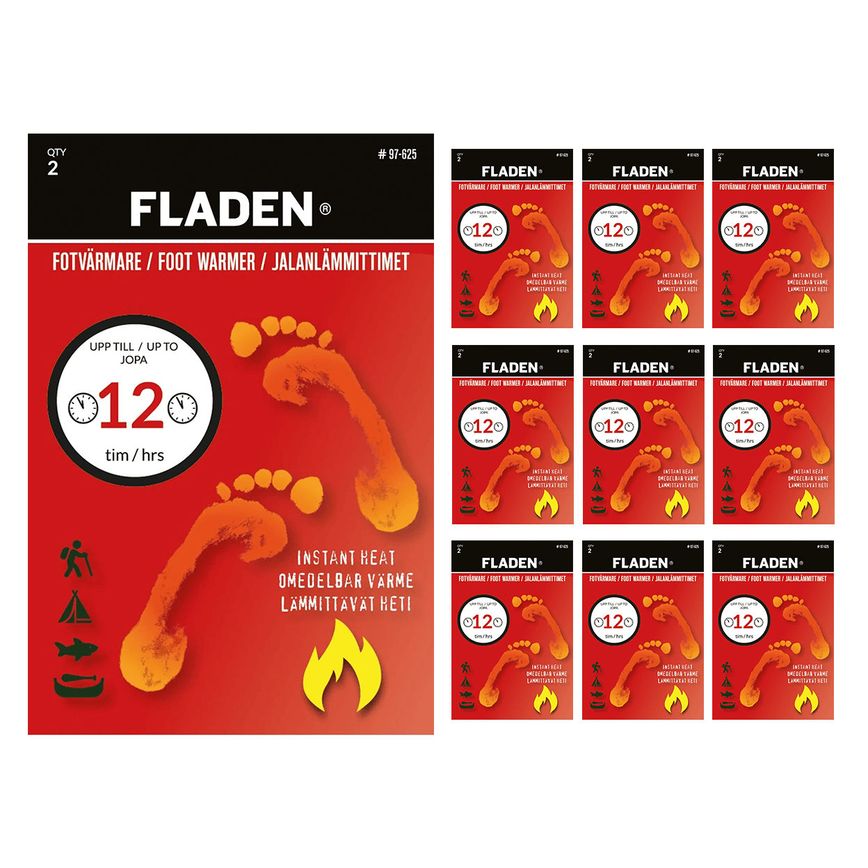 Fladen foot warmers 10 pairs