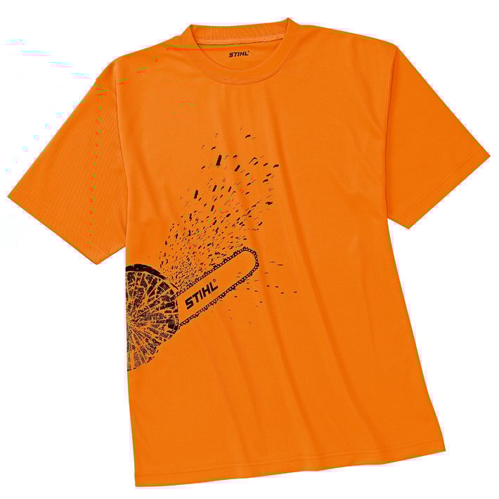 T-Shirt Dynamisch Orange Hochsichtbar