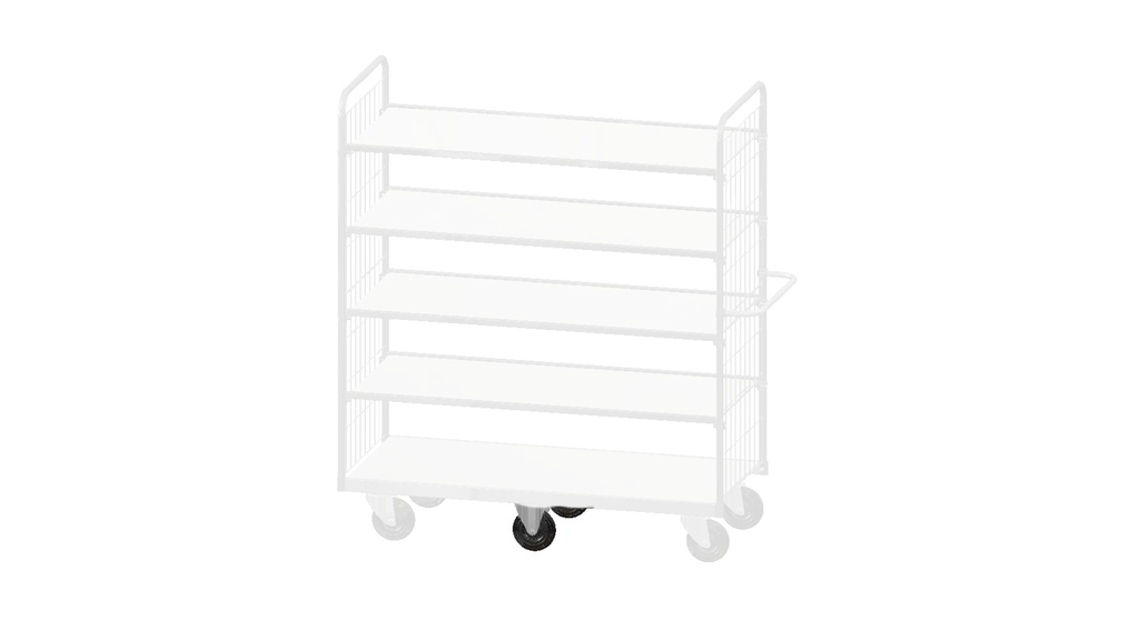 Keskiasennetut pyörät KM9000-MHJB-L, Sarja 9000, Large, sähkösinkitty