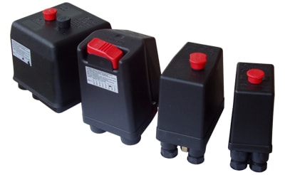 Drift-Air trykkstrømbryter 400 V, 13–18 A, maks 12 bar