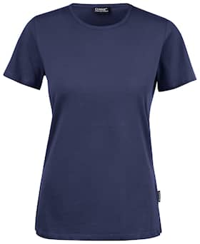 Clique T-skjorte Dame Navy S