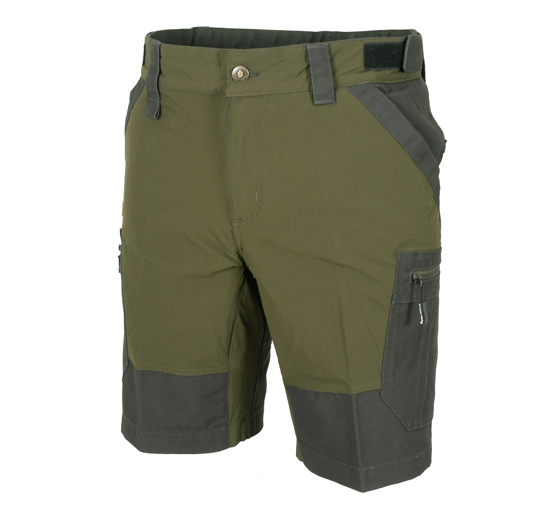 Woodline Granvik Miesten Shortsit Vihreä/Harmaa 3XL