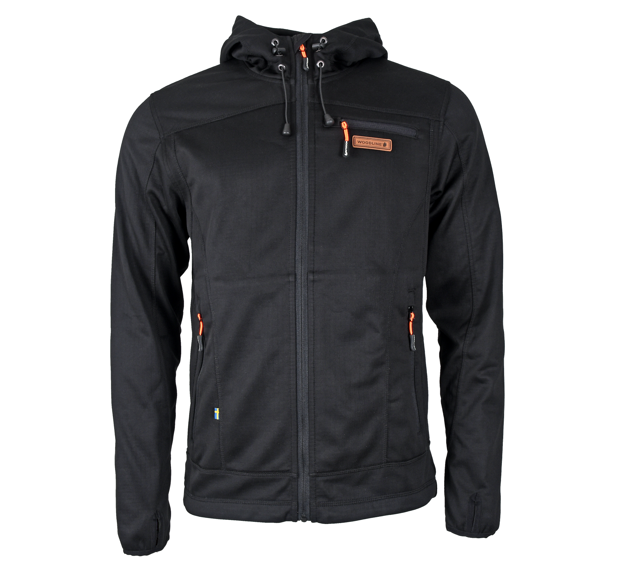 Woodline Fleecetakki Optima Musta 3XL