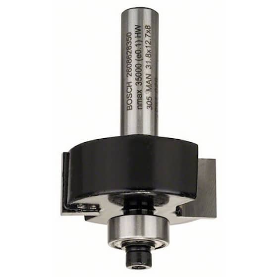 Bosch Falsfræser, 8 mm, B 9,5 mm, D 31,8 mm, L 12,5 mm, G 54 mm