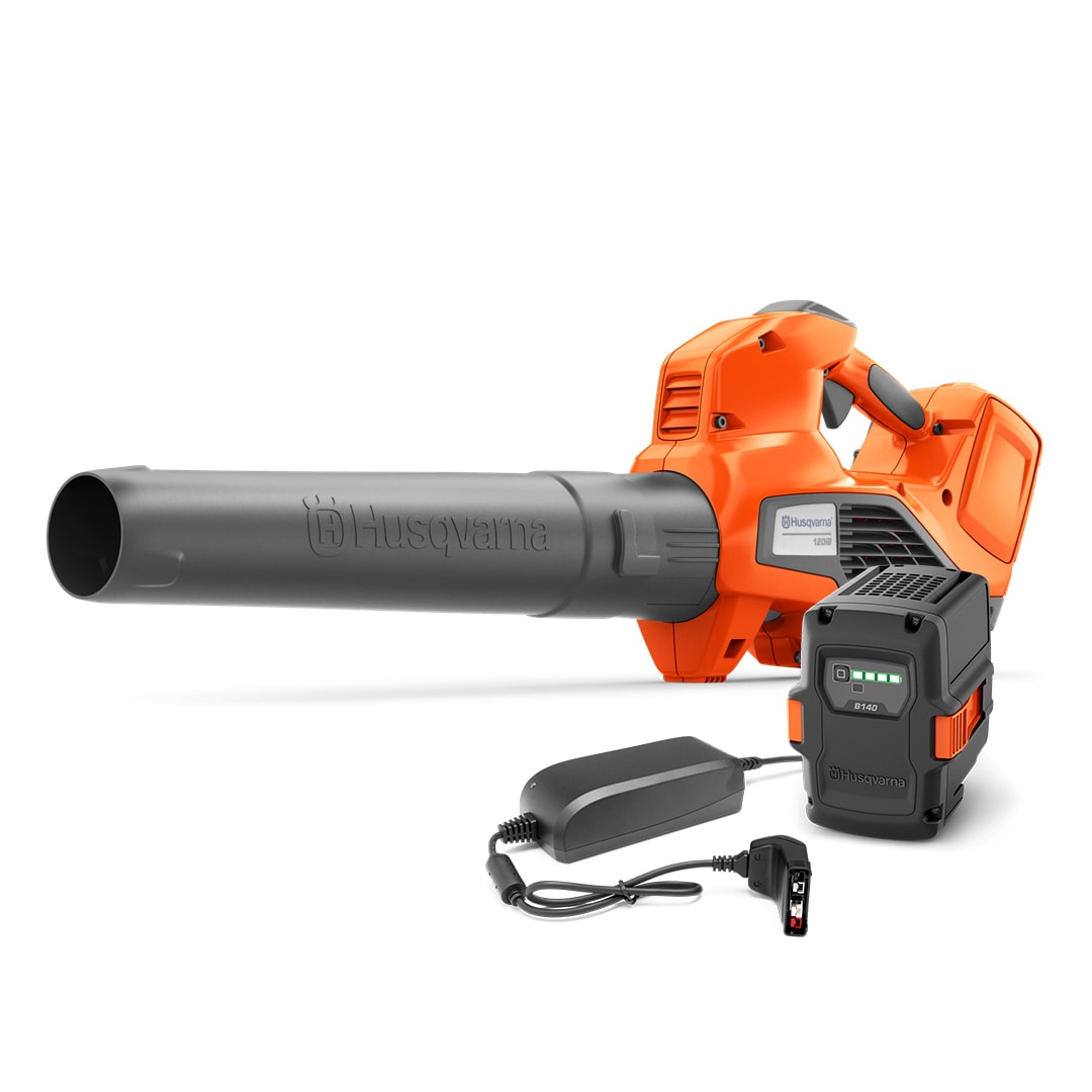 Husqvarna 120IB Blæser M/ Bli20 Og Qc80 Inkl. Batteri & lader