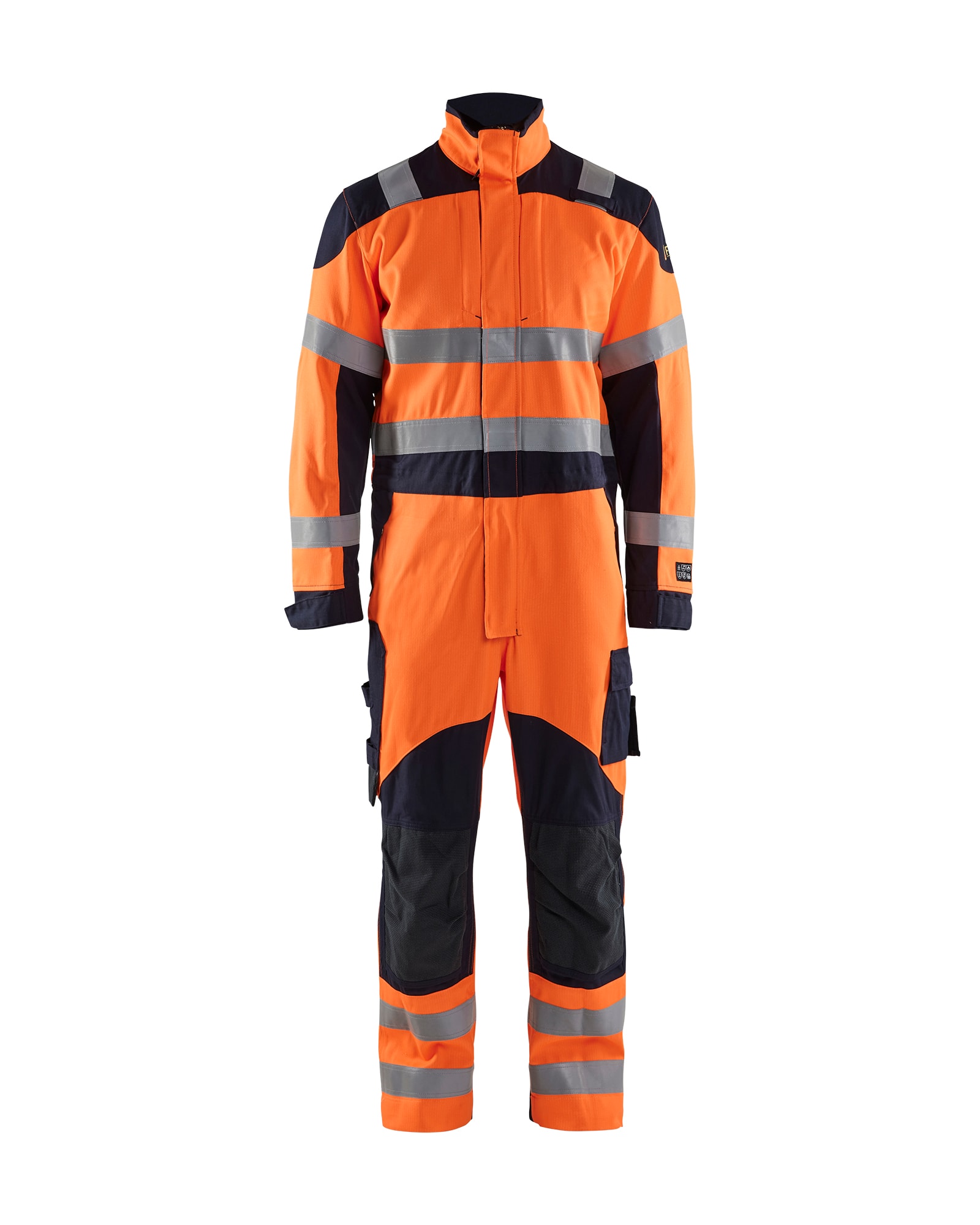 Blåkläder Multinorm Overall Inhärent High Vis Orange/Marineblau - C64