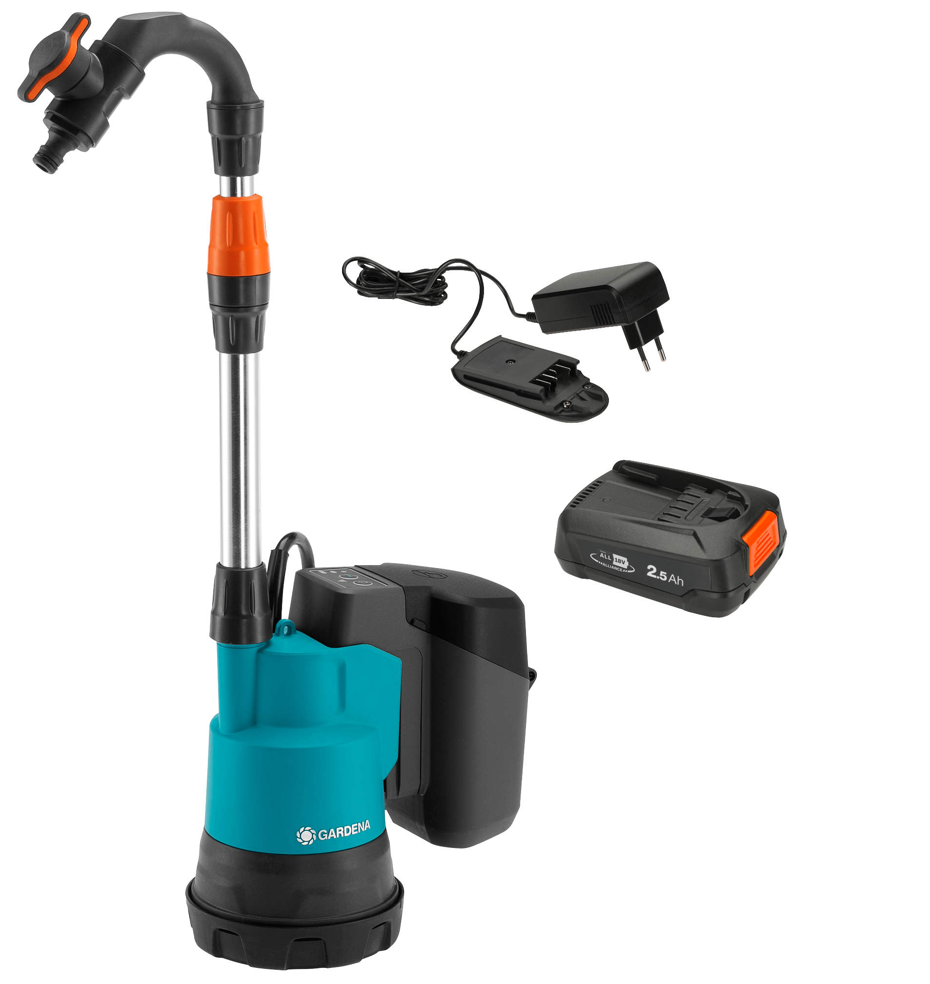 Gardena Pump för regnvattentunna 2000/2 18V P4A Set
