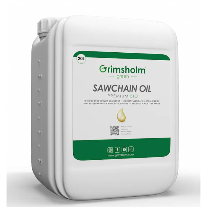 Grimsholm Saha Chain Oil Premium Bio, 20L