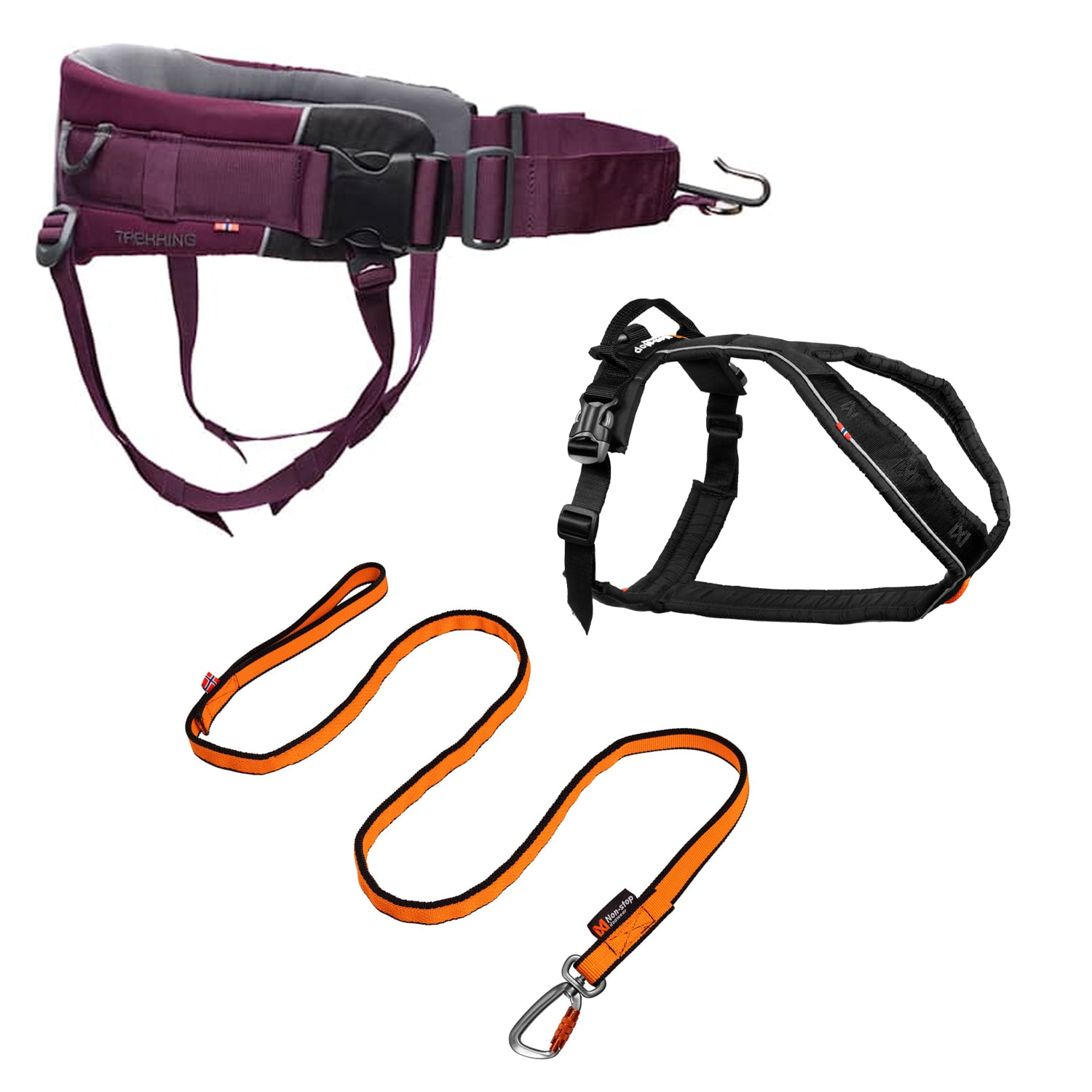 Non-Stop Dogwear Vandringspaket, lila