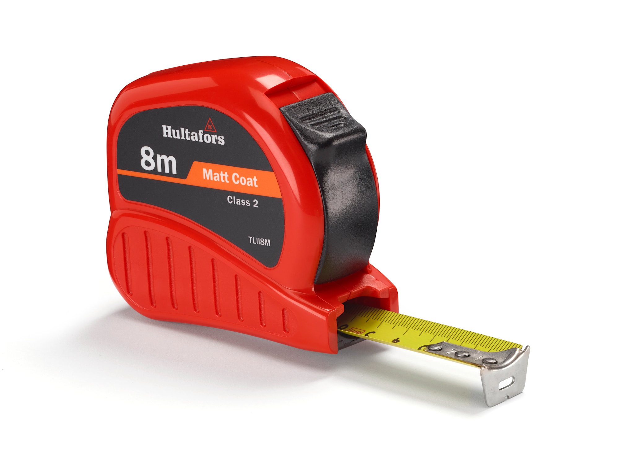 Hultafors Måttband TLII kort, stål, mm/mm, klass 2