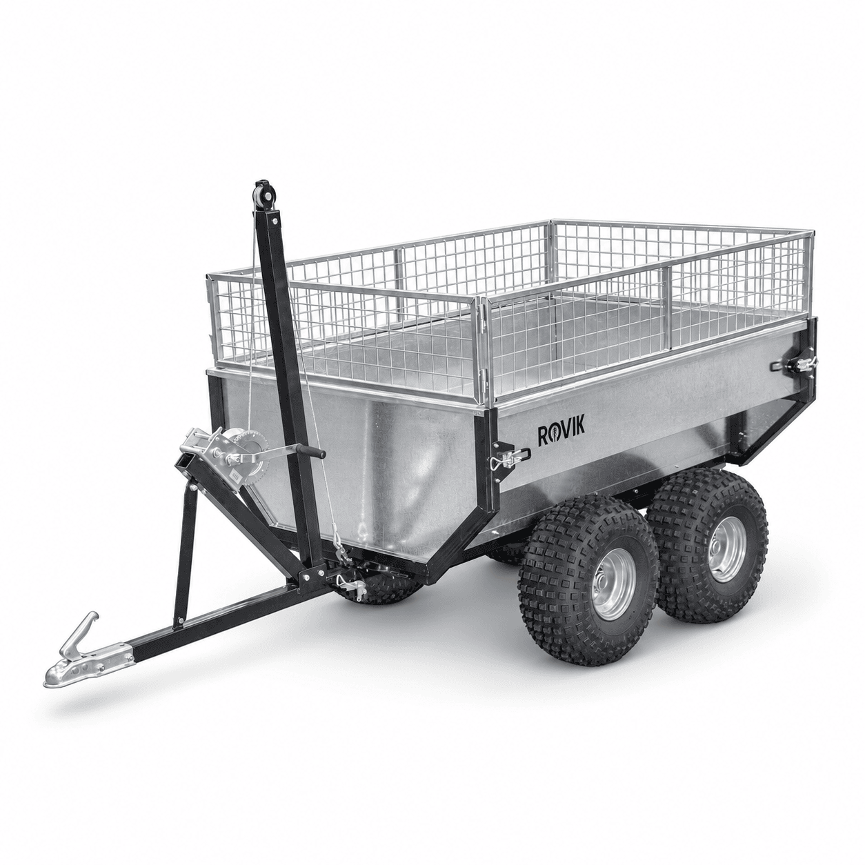 Rovik 800 ATV-tilhenger med vinsj