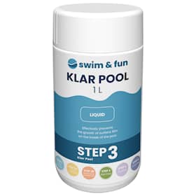 Swim & Fun Klar Pool/Algmedel 1 liter