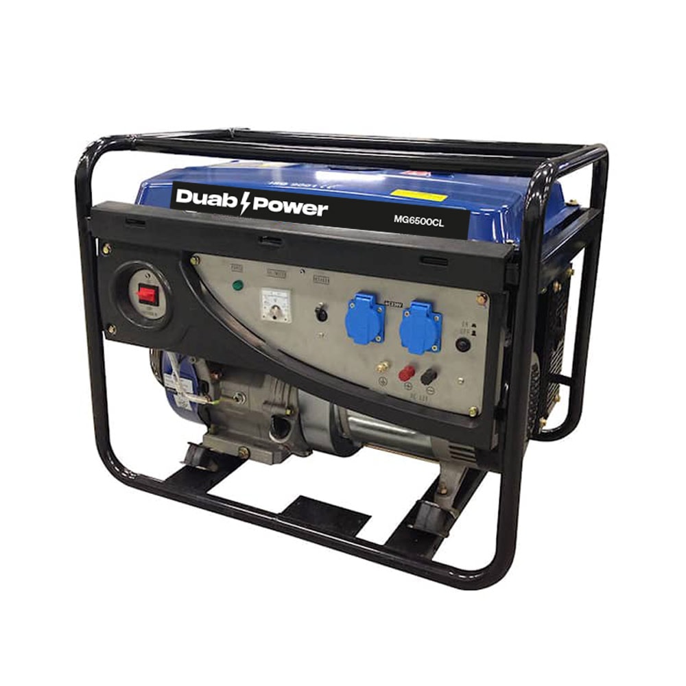 DUAB-POWER aggregat MG6500CL 1-fase bensin
