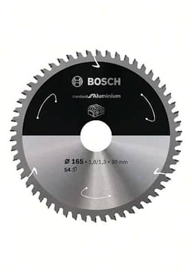 Bosch Standard for Aluminium -pyörösahanterä johdottomiin sahoihin 165 x 1,8 / 1,3 x 30 T54