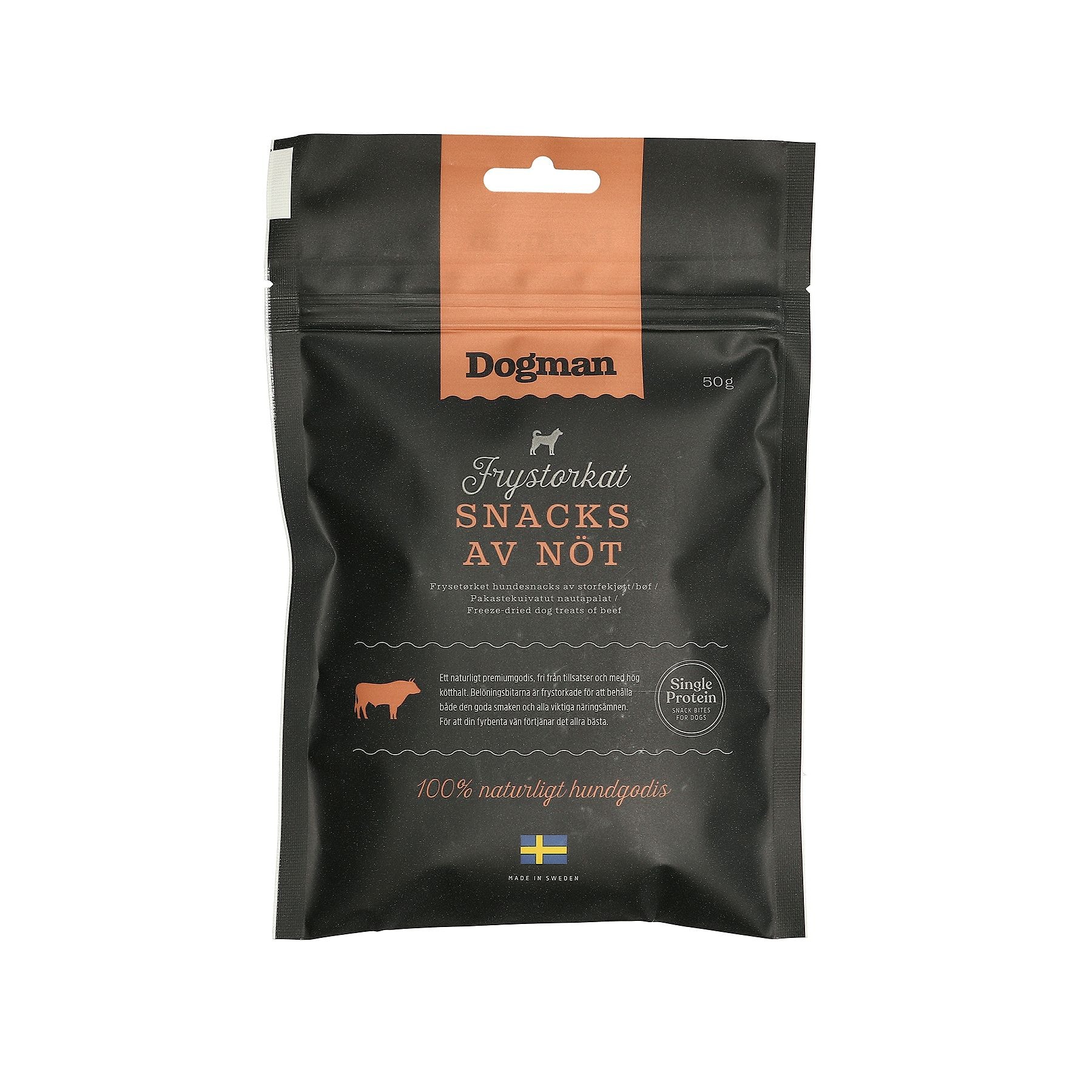 Frystorkat Snacks av Nöt 50g