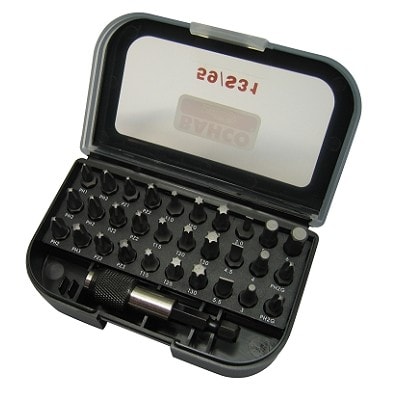 Bahco Bit Set 59 1/4 PH, PZ, T, H, SL 31-tlg.