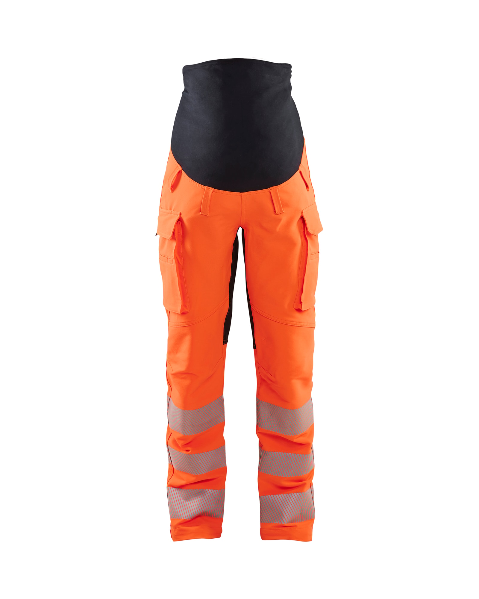 Blåkläder 7100-1642 Gravidbyxa 4-vägsstretch Varsel Varselorange/Svart XL