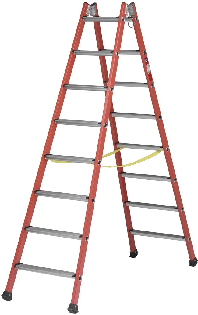 Skeppshultsstegen Trappstege dubbel glasfib 4-st