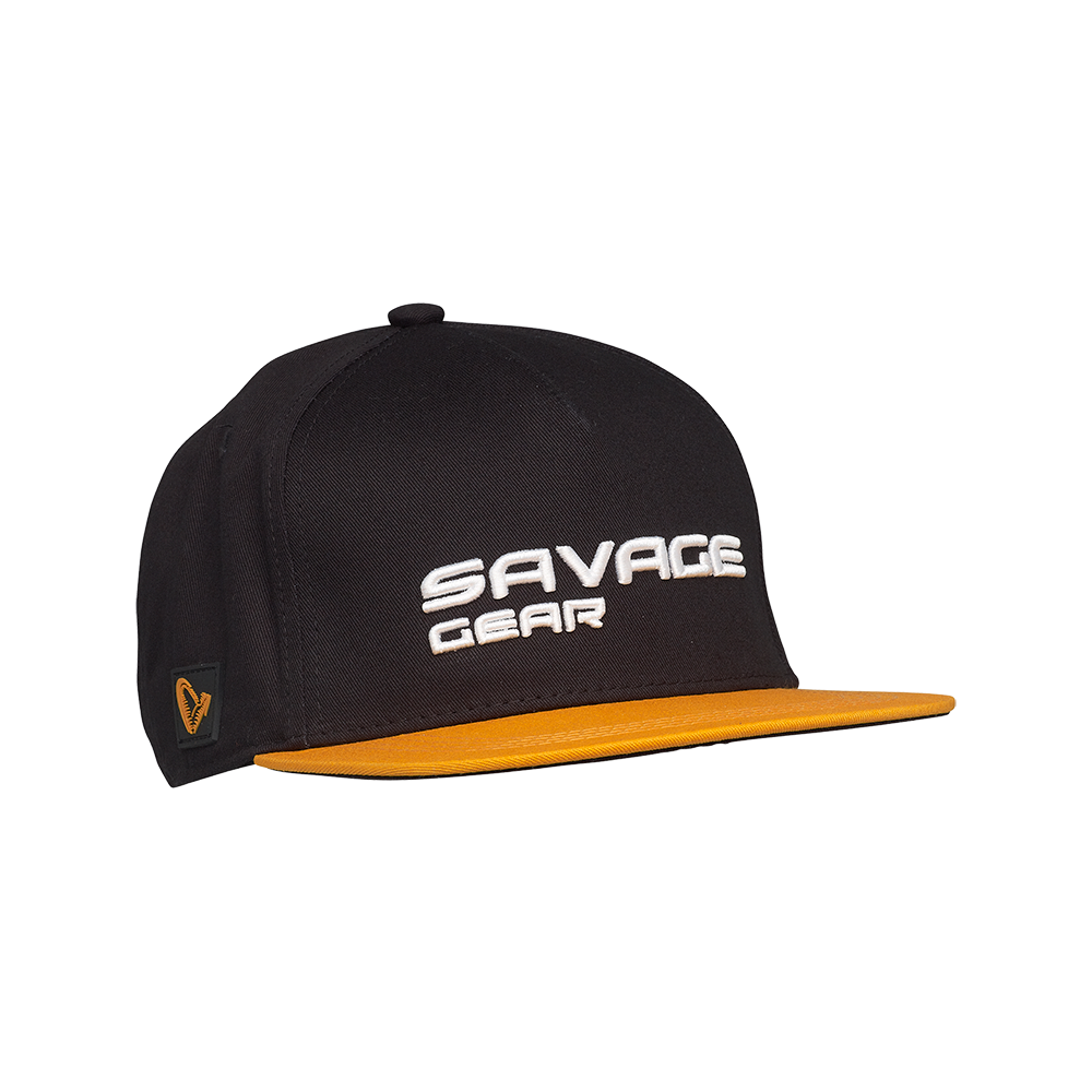 Flat Peak 3D Logo Cap One Size Black Ink