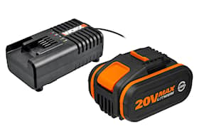Worx 20V batteri-pakke med 1 batteri og lader