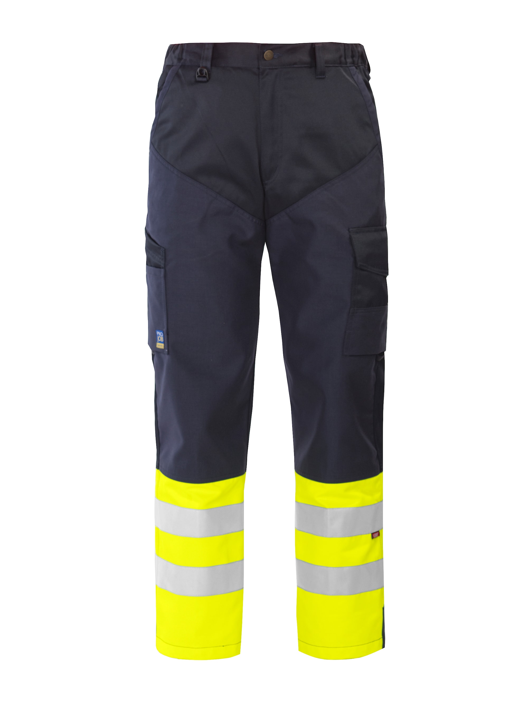 ProJob 6507 Housut En Iso 20471 Luokka 1 - Yellow/Navy - C152
