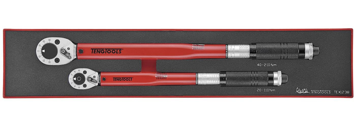 Teng Tools Sæt med 2 momentnøgler. TEX1238