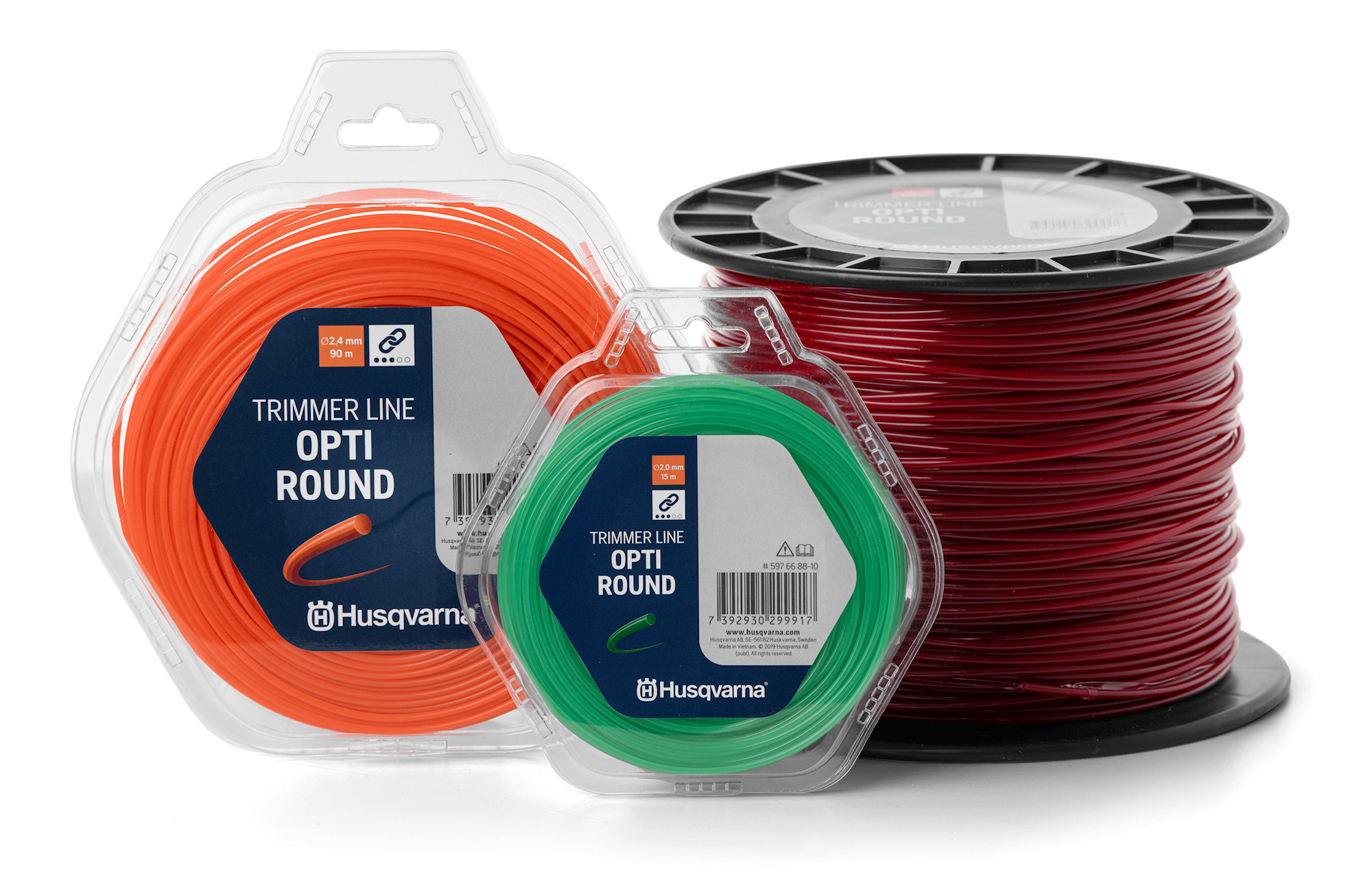 Husqvarna Opti Round Ø2,4mm 90m Trimmerisiima