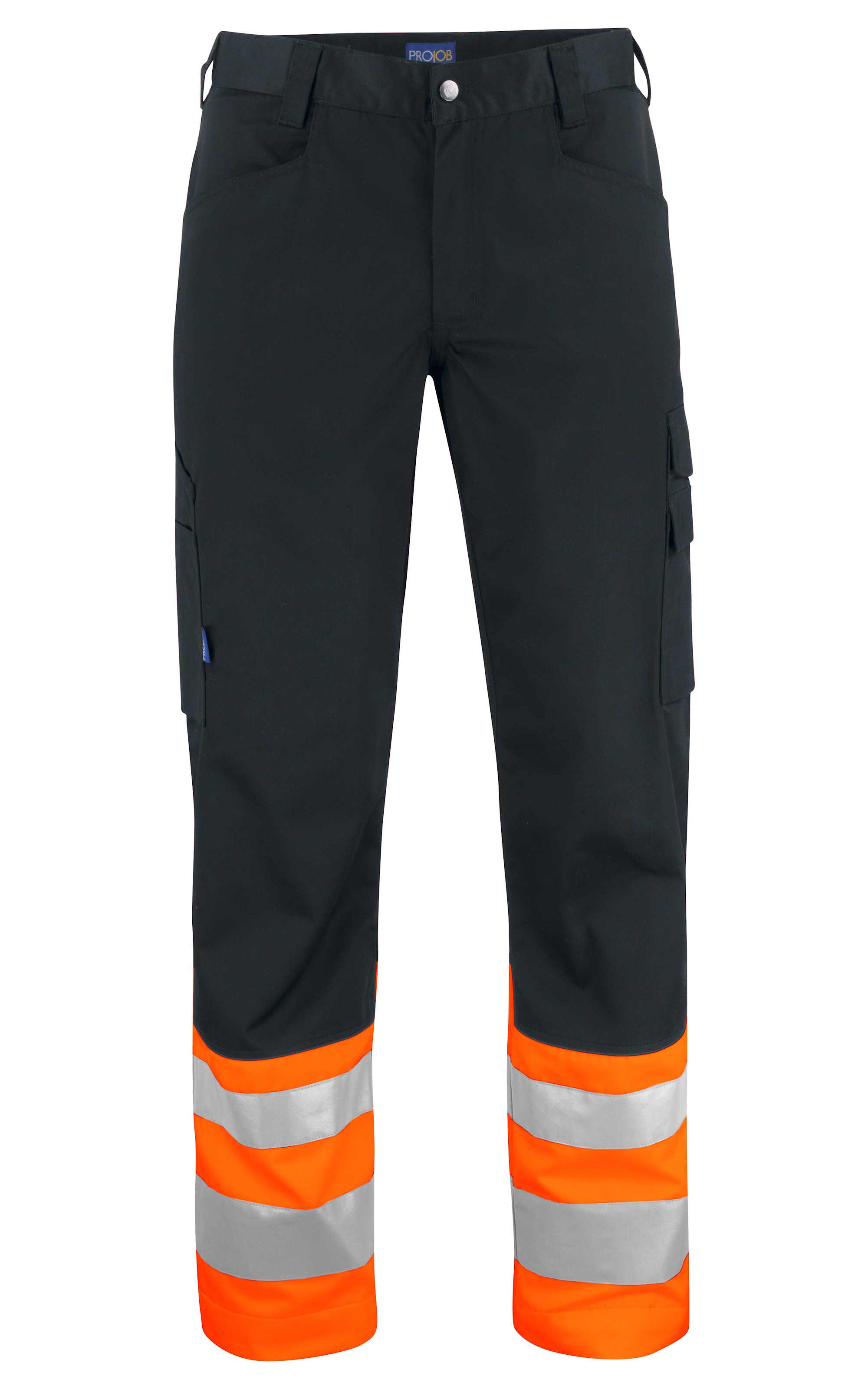 ProJob 6533 Arbeidsbukse En Iso 20471 Kl 1 - Orange/Black - C58/158