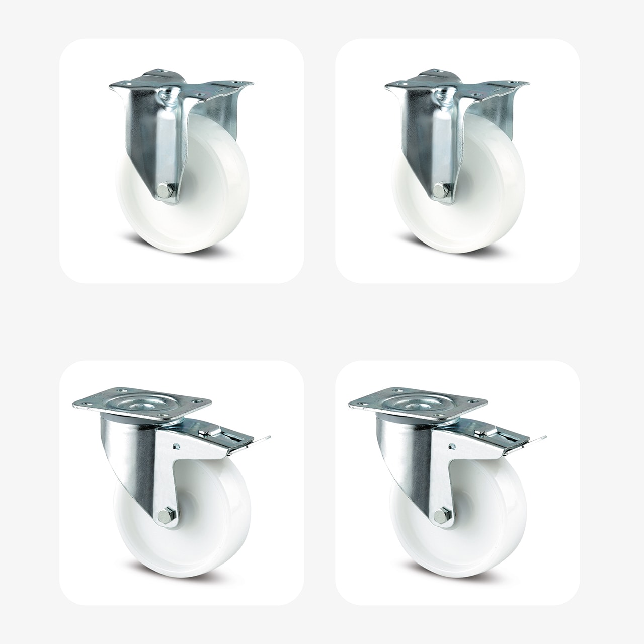 Kongamek Hjulsats Nylon