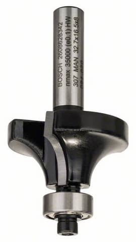 Bosch Profilfræser, 8 mm, R1 10 mm, L 16,5 mm, G 57 mm